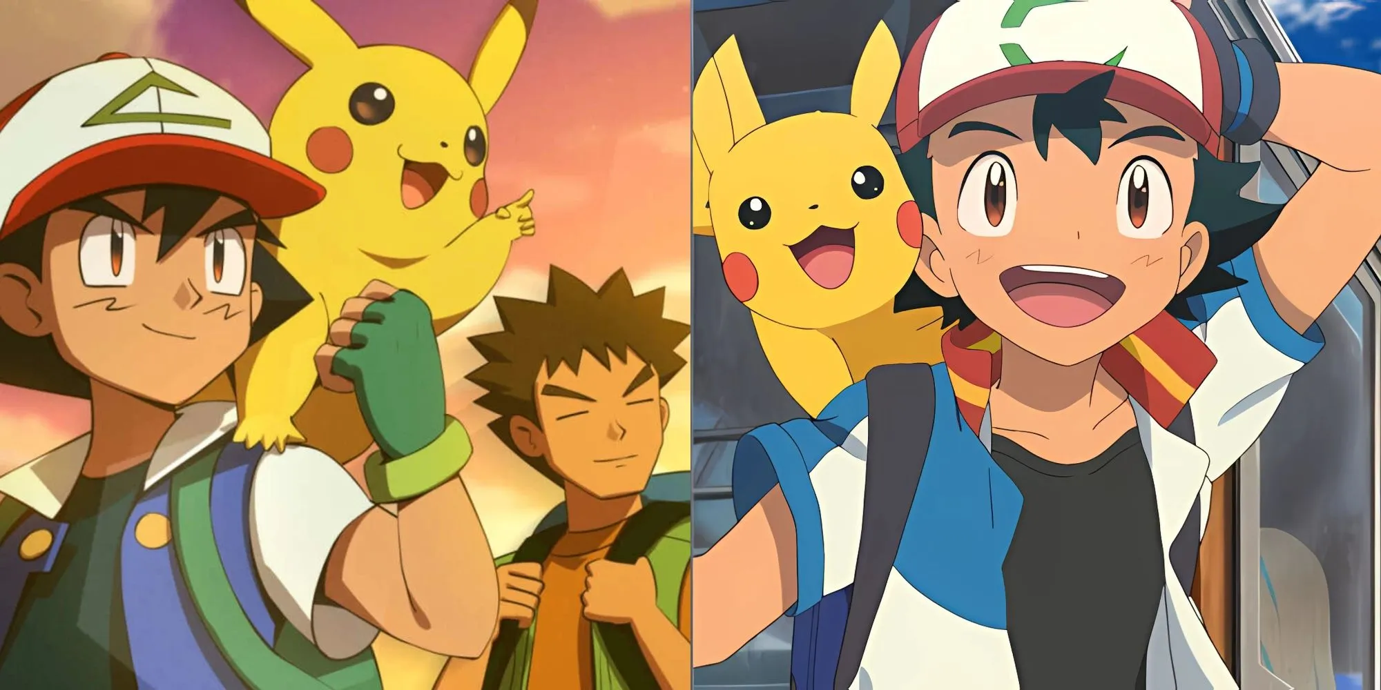 Ash Ketchum và Pikachu từ series anime dài tập Pokémon