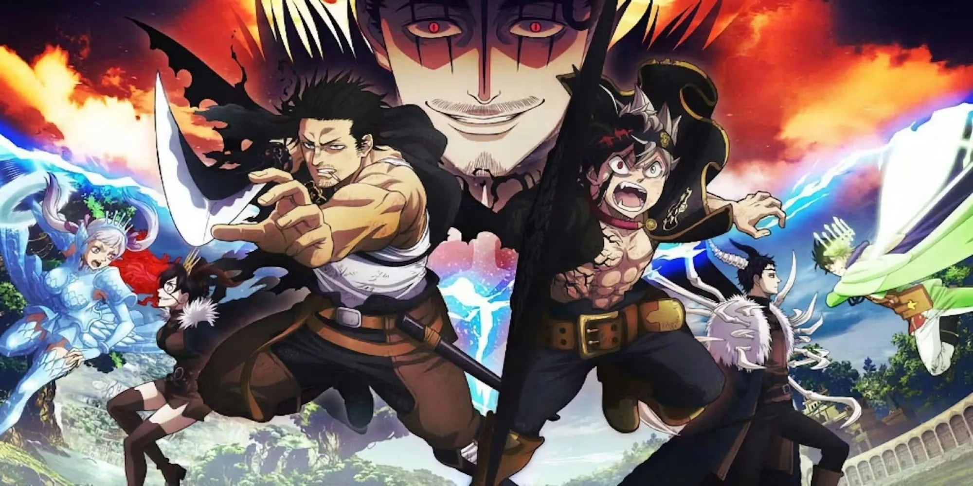 Asta cùng thanh kiếm diệt quỷ trong thế giới phép thuật của Black Clover