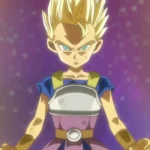 Cabba trong Dragon Ball Super với trang phục Saiyan của Vũ trụ 6