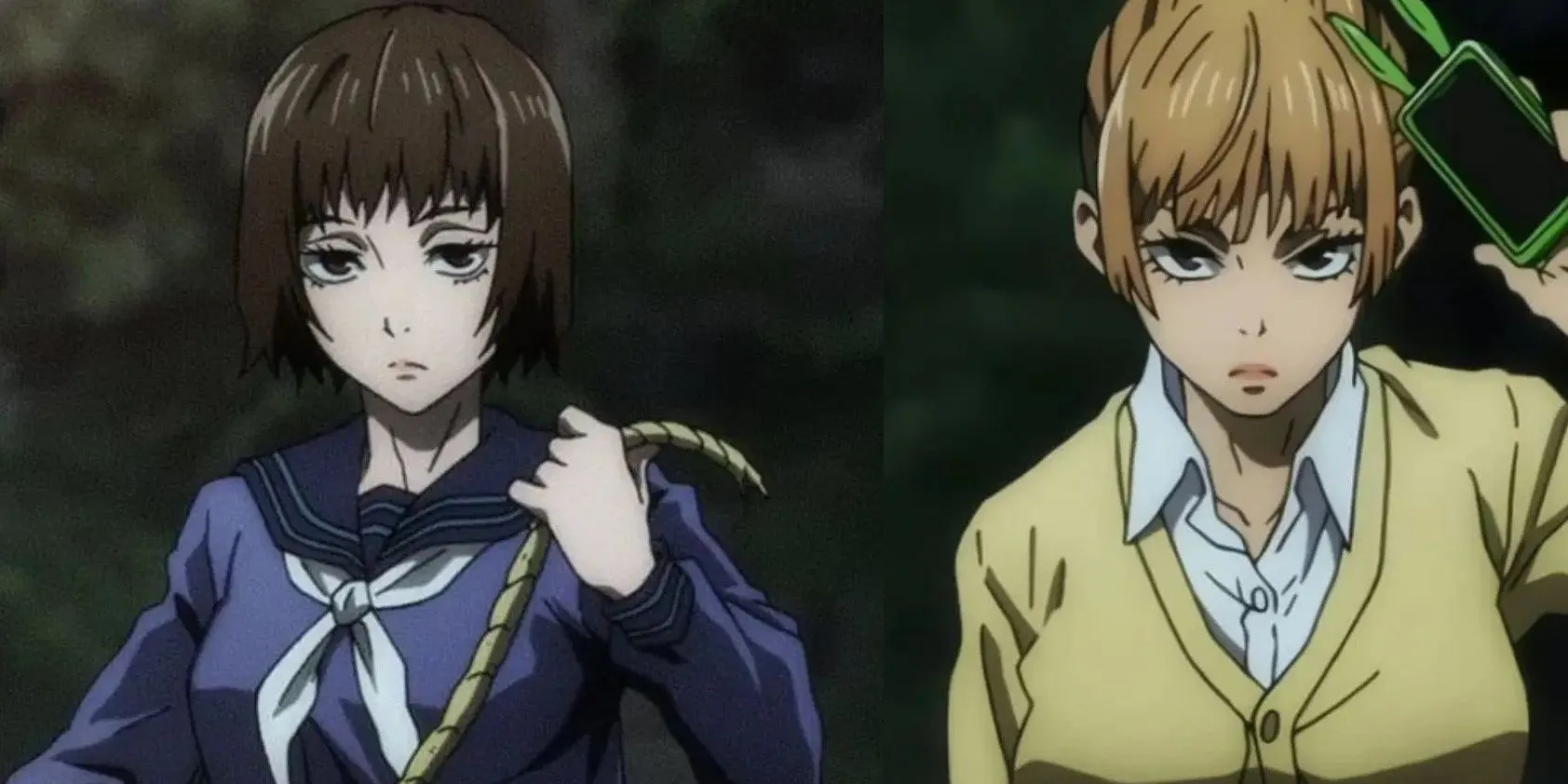 Cặp song sinh Nanako và Mimiko Hasaba trong Jujutsu Kaisen