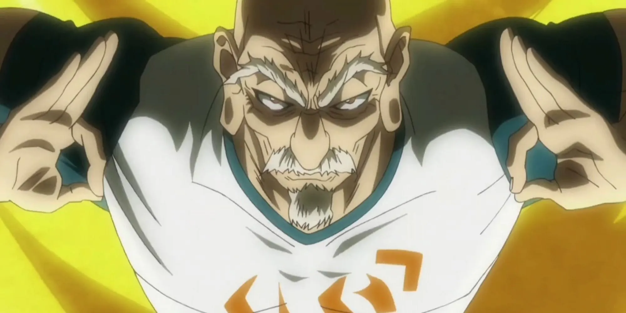 Chủ tịch Isaac Netero trong Hunter x Hunter, thể hiện sức mạnh và sự phức tạp trong những quyết định quan trọng