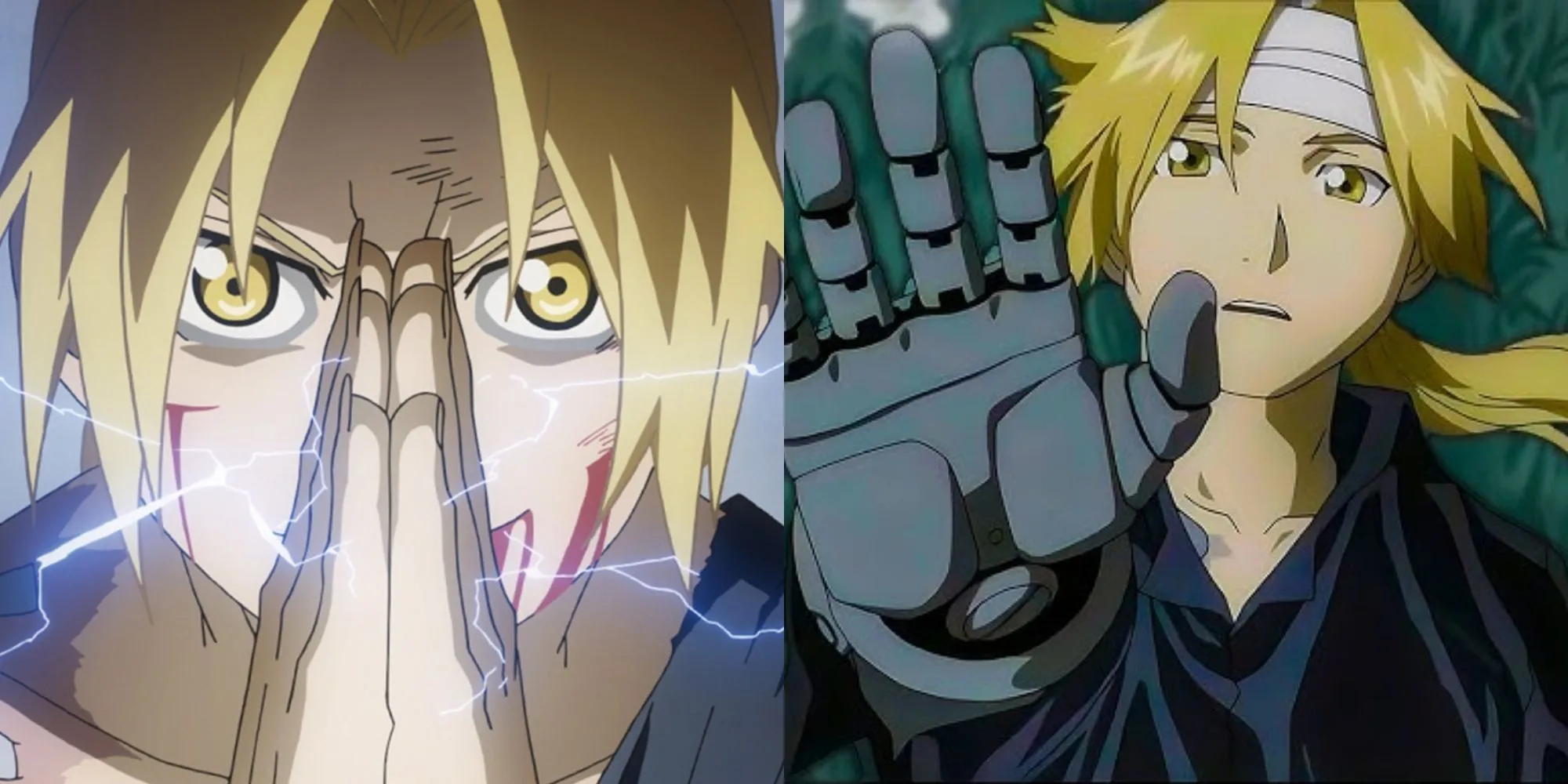 Edward Elric với cánh tay giả Automail và áo khoác đỏ trong Giả Kim Thuật Sư