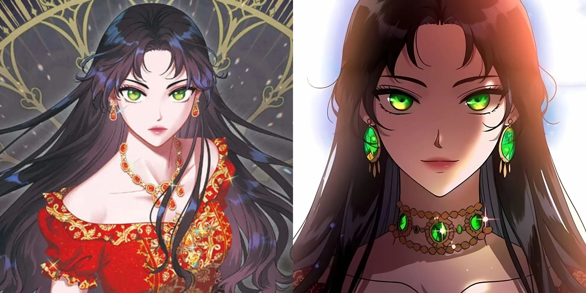 Eris Miserian với vẻ mặt chán chường và bất lực trong manhwa Kill the Villainess