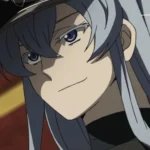 Esdeath trong Akame ga Kill thể hiện sức mạnh băng giá của mình