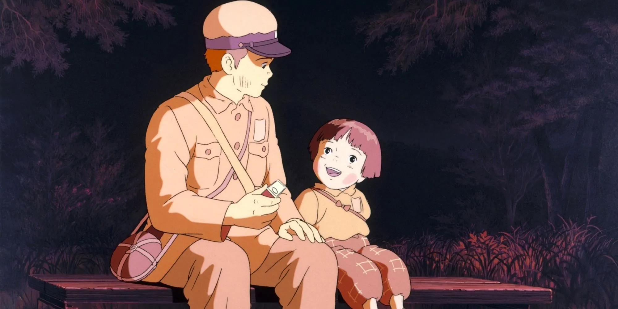 Hai anh em trong Grave of the Fireflies đang cùng nhau trò chuyện
