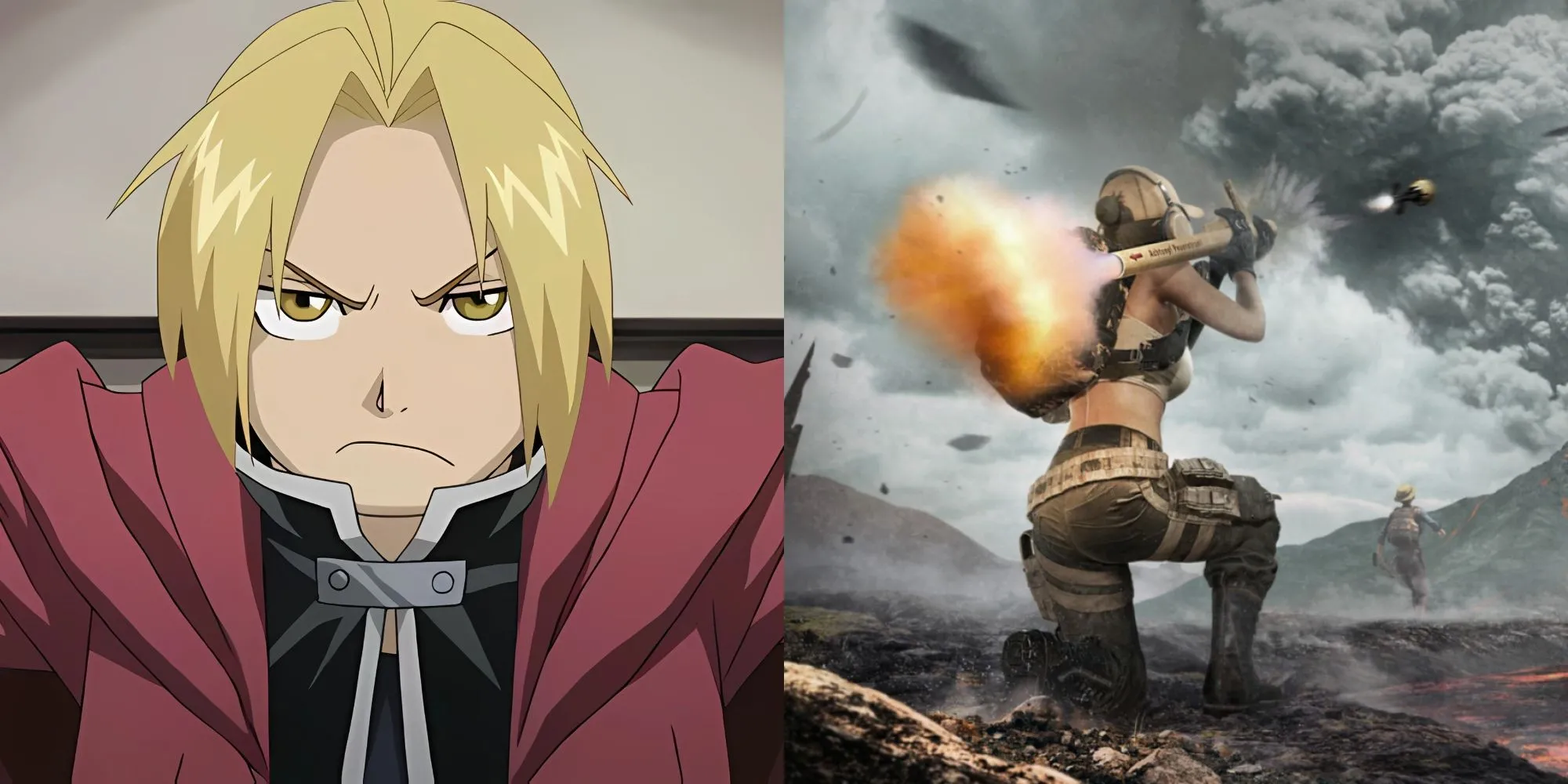 Hình ảnh minh họa tên game 'AlchemyCircle' liên quan đến Fullmetal Alchemist và PUBG