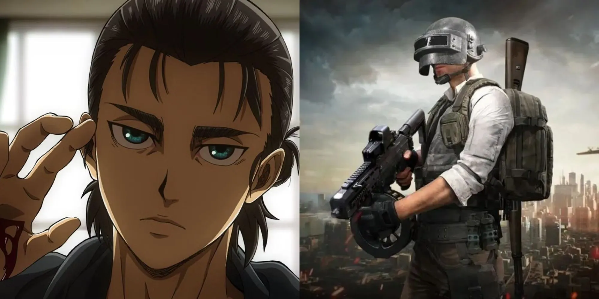Hình ảnh minh họa tên game 'TitanBreaker' gợi nhớ Attack on Titan trong bối cảnh PUBG