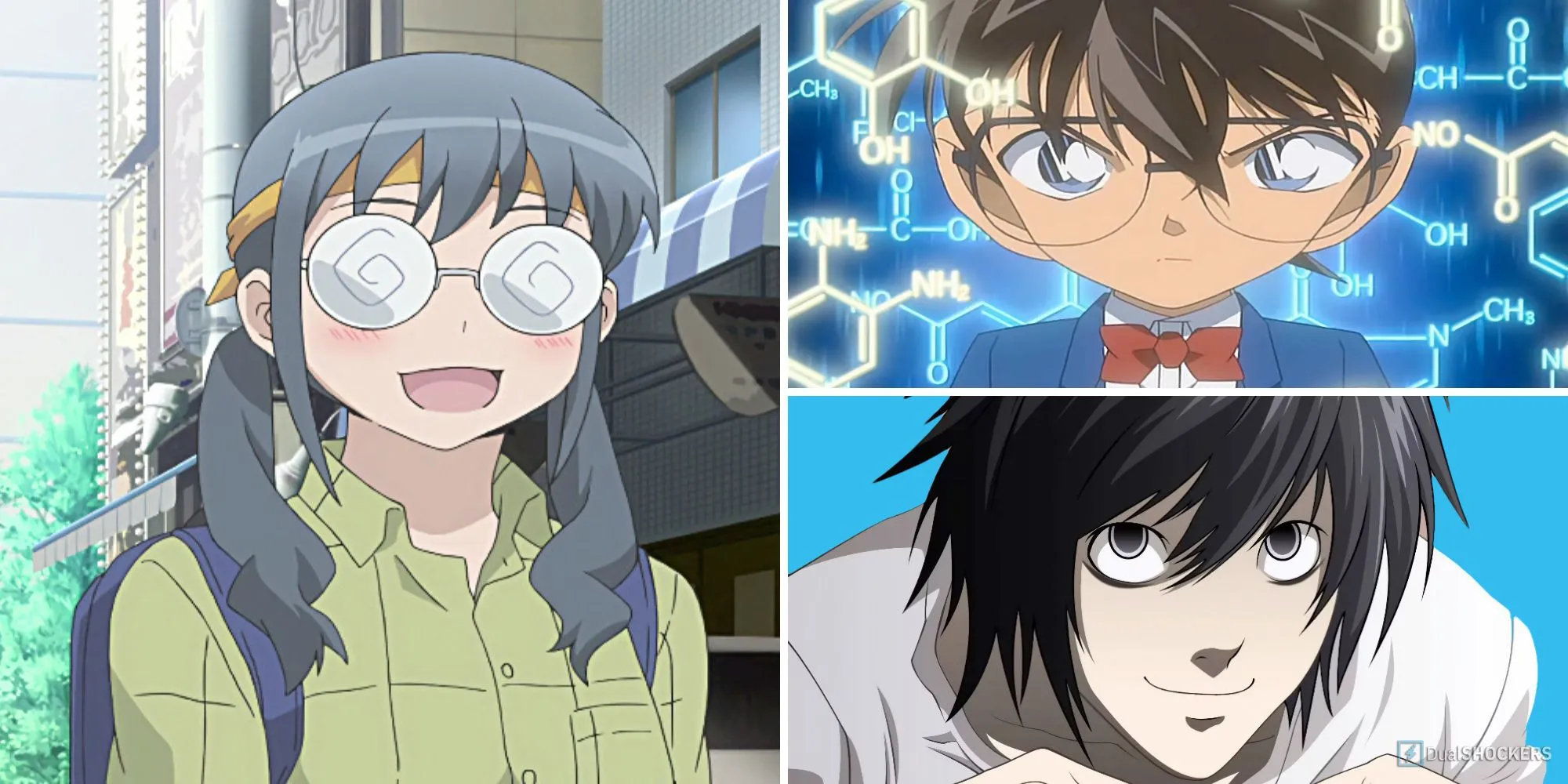 Hình ảnh tổng hợp các nhân vật anime 'mọt sách' nổi tiếng