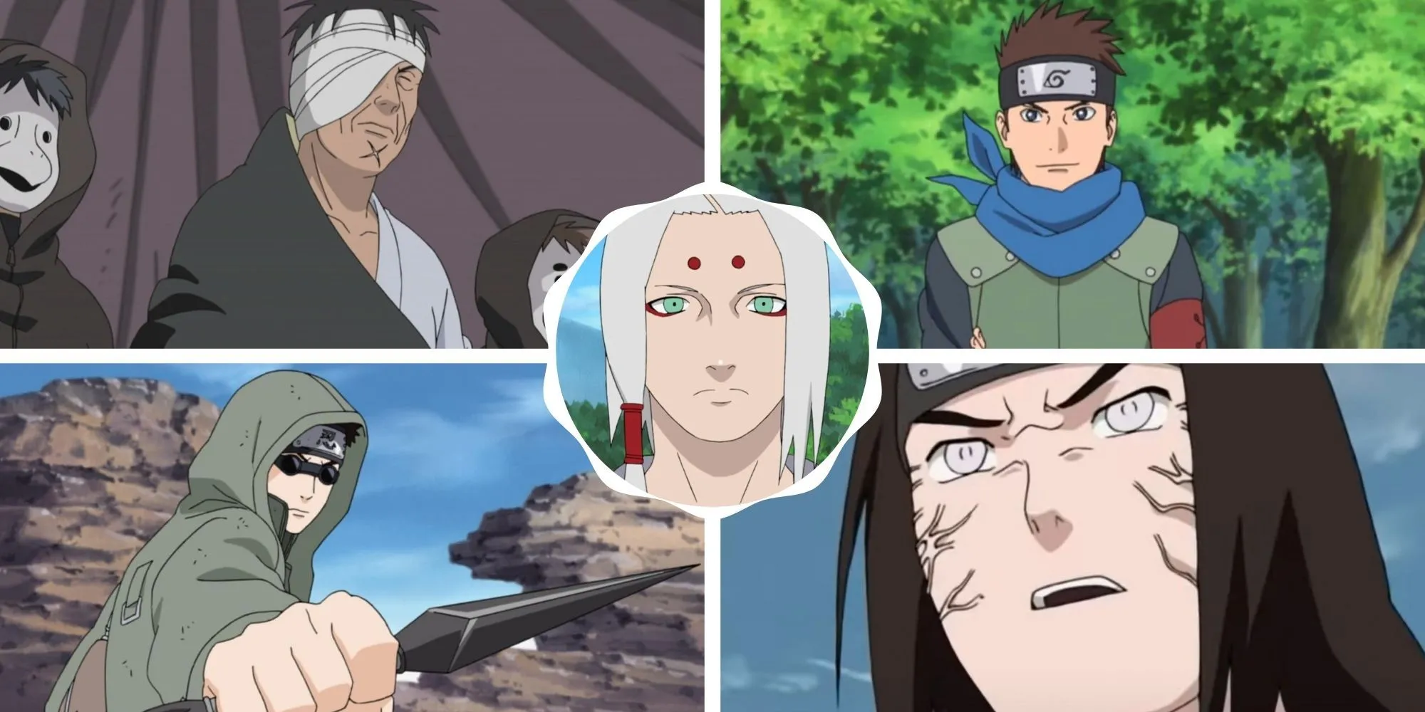 Hình ảnh tổng hợp các nhân vật chính trong bộ anime Naruto