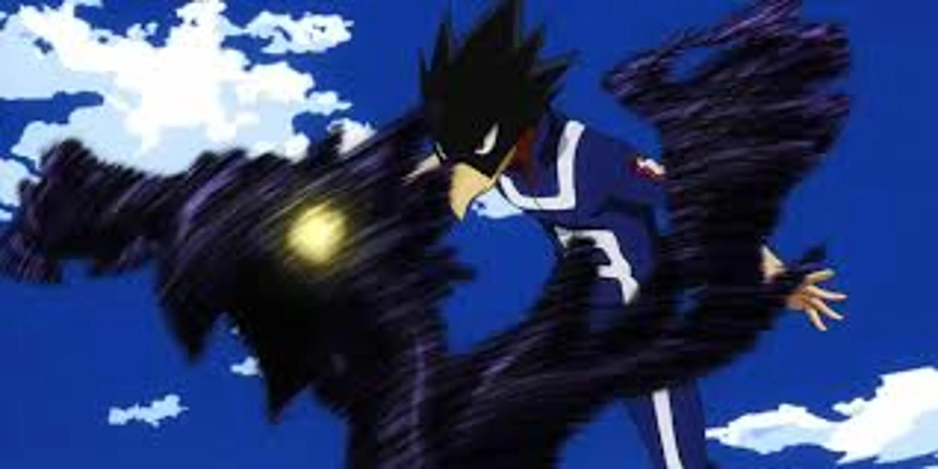Học sinh U.A. Fumikage Tokoyami triệu hồi Dark Shadow