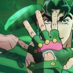 Jonathan Joestar tạo dáng che mặt bằng tay, thể hiện sức mạnh ẩn giấu
