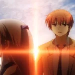 Kanade Angel Tachibana và Yuzuru Otonashi trong cảnh chia ly cảm động cuối Angel Beats!