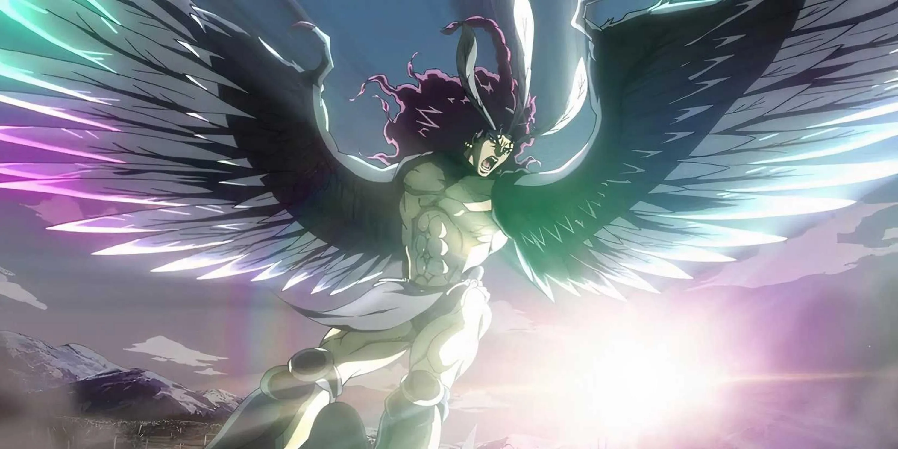 Kars ở dạng Ultimate Life Form với đôi cánh trong JoJo's Bizarre Adventure