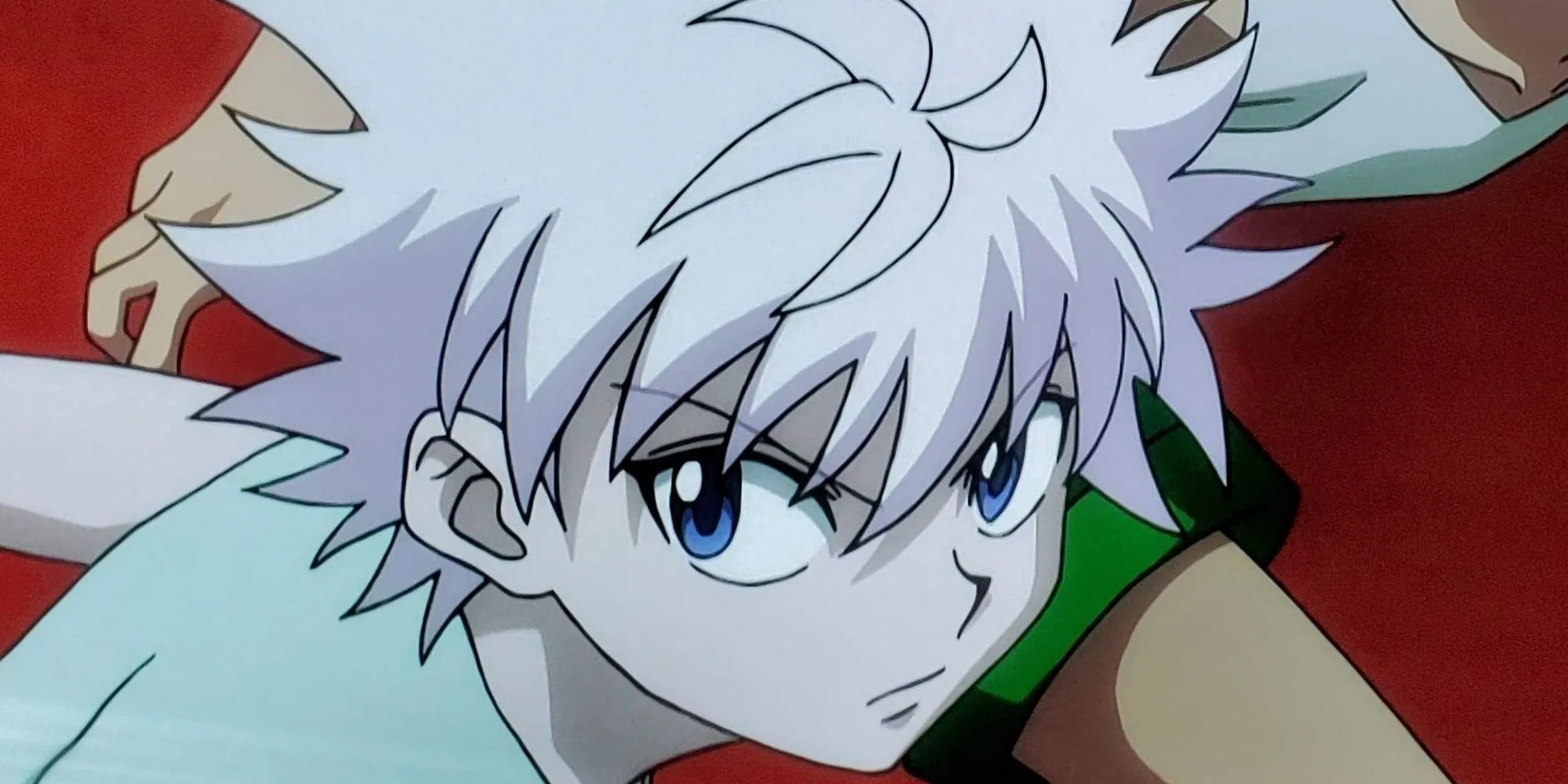 Killua Zoldyck bảo vệ Gon trong Hunter x Hunter, thể hiện sự đấu tranh giữa bản năng sát thủ và tình bạn