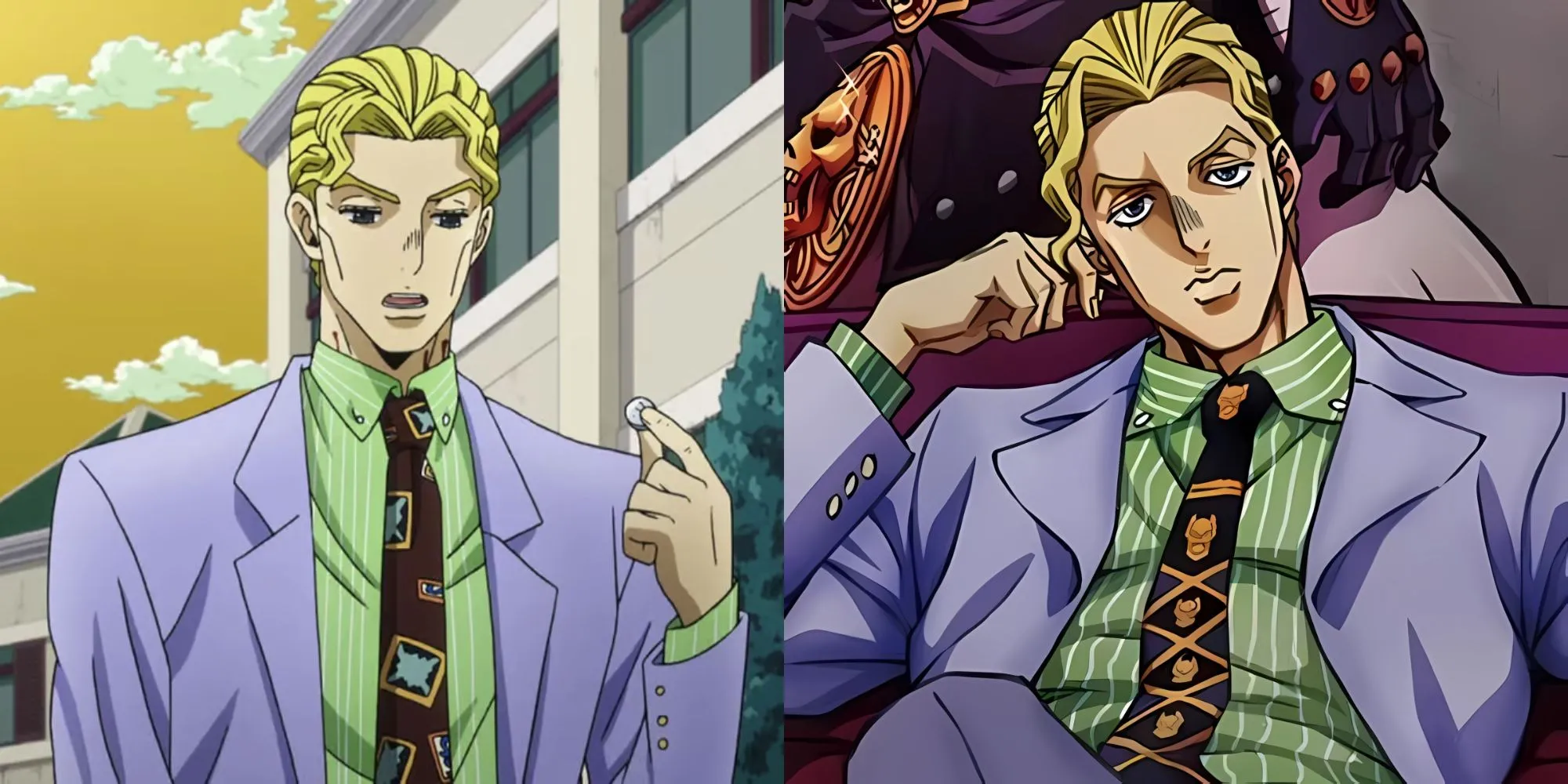 Kira Yoshikage và Stand Killer Queen trong JoJo's Bizarre Adventure