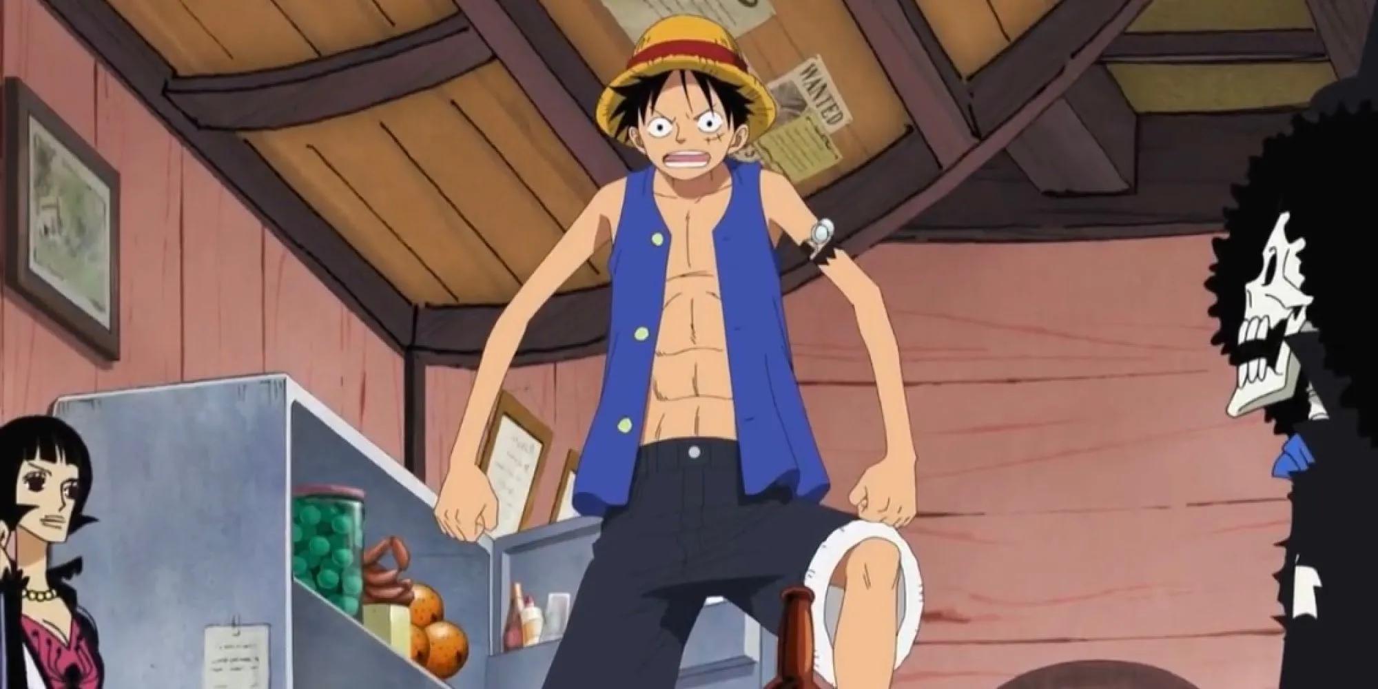 Luffy trên quần đảo Sabaody nói chuyện với Rayleigh