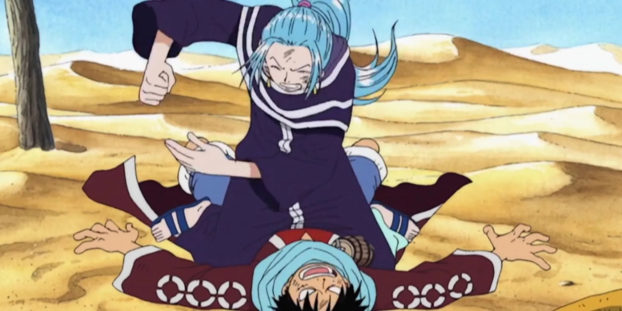 Luffy và công chúa Vivi tại Alabasta