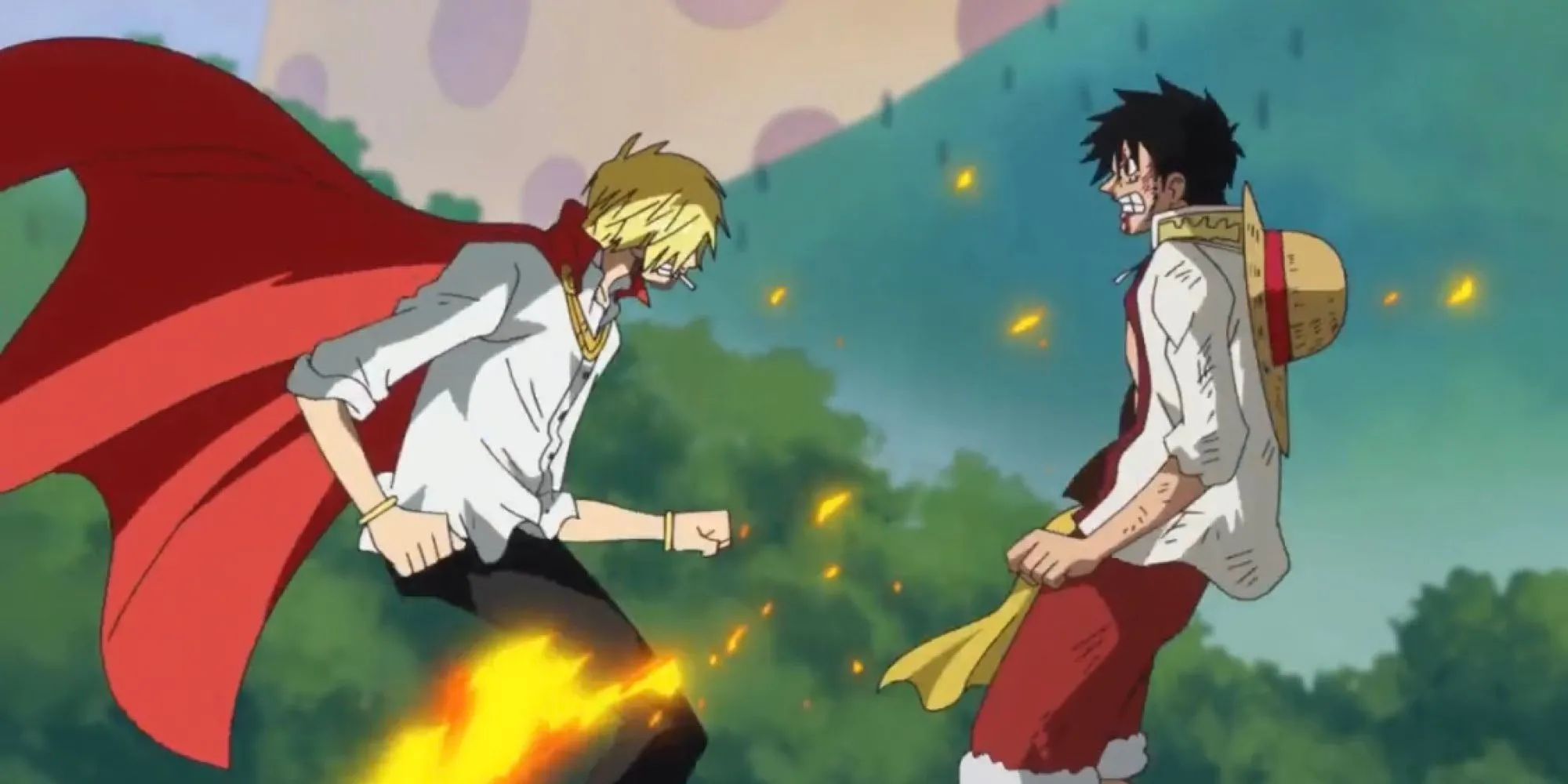 Luffy và Sanji trên đảo Whole Cake