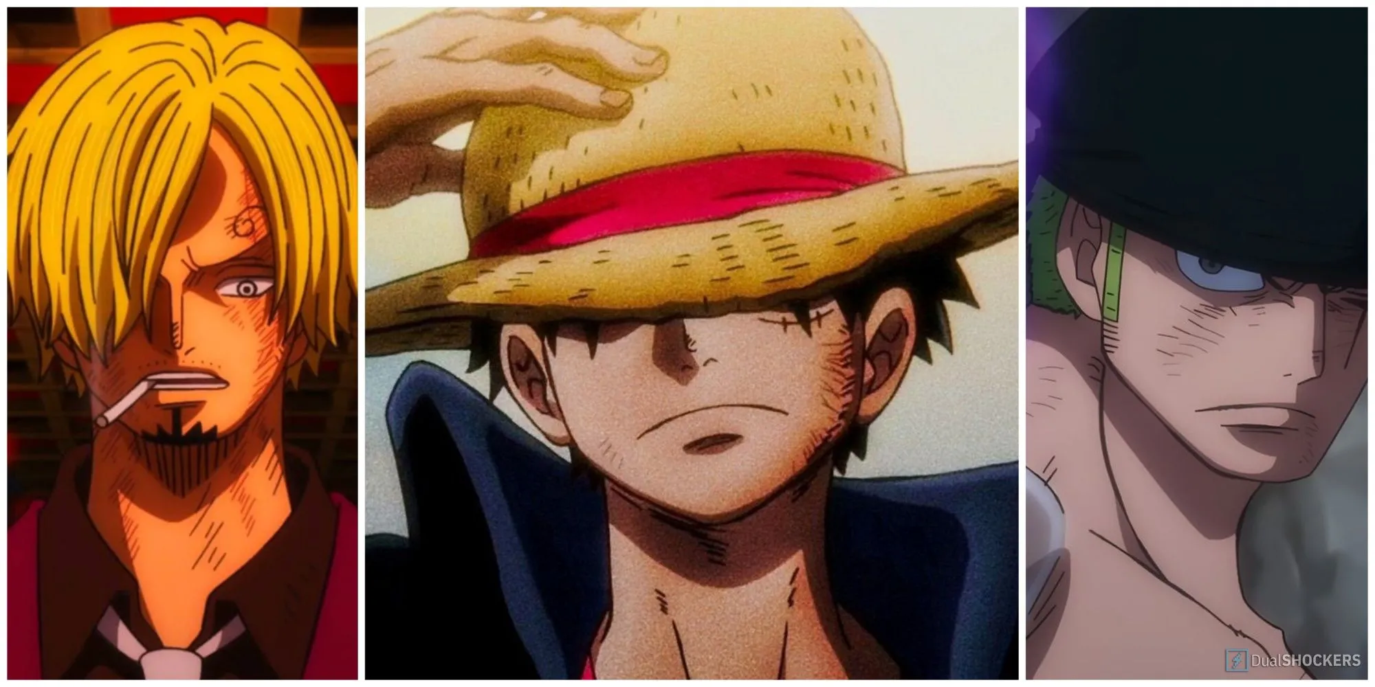 Luffy, Zoro và Sanji, bộ ba trụ cột của băng Hải tặc Mũ Rơm trong One Piece