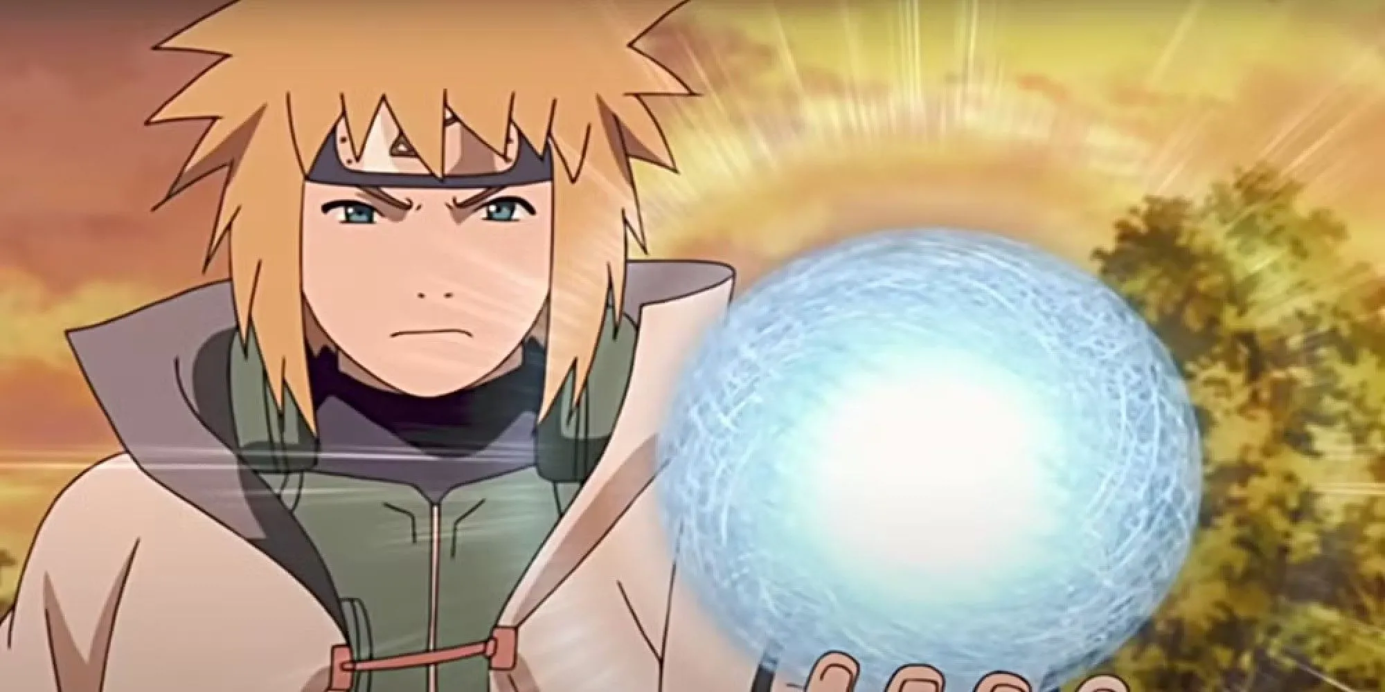 Minato Namikaze sử dụng Rasengan, thầy giáo của Đội Minato trong Naruto