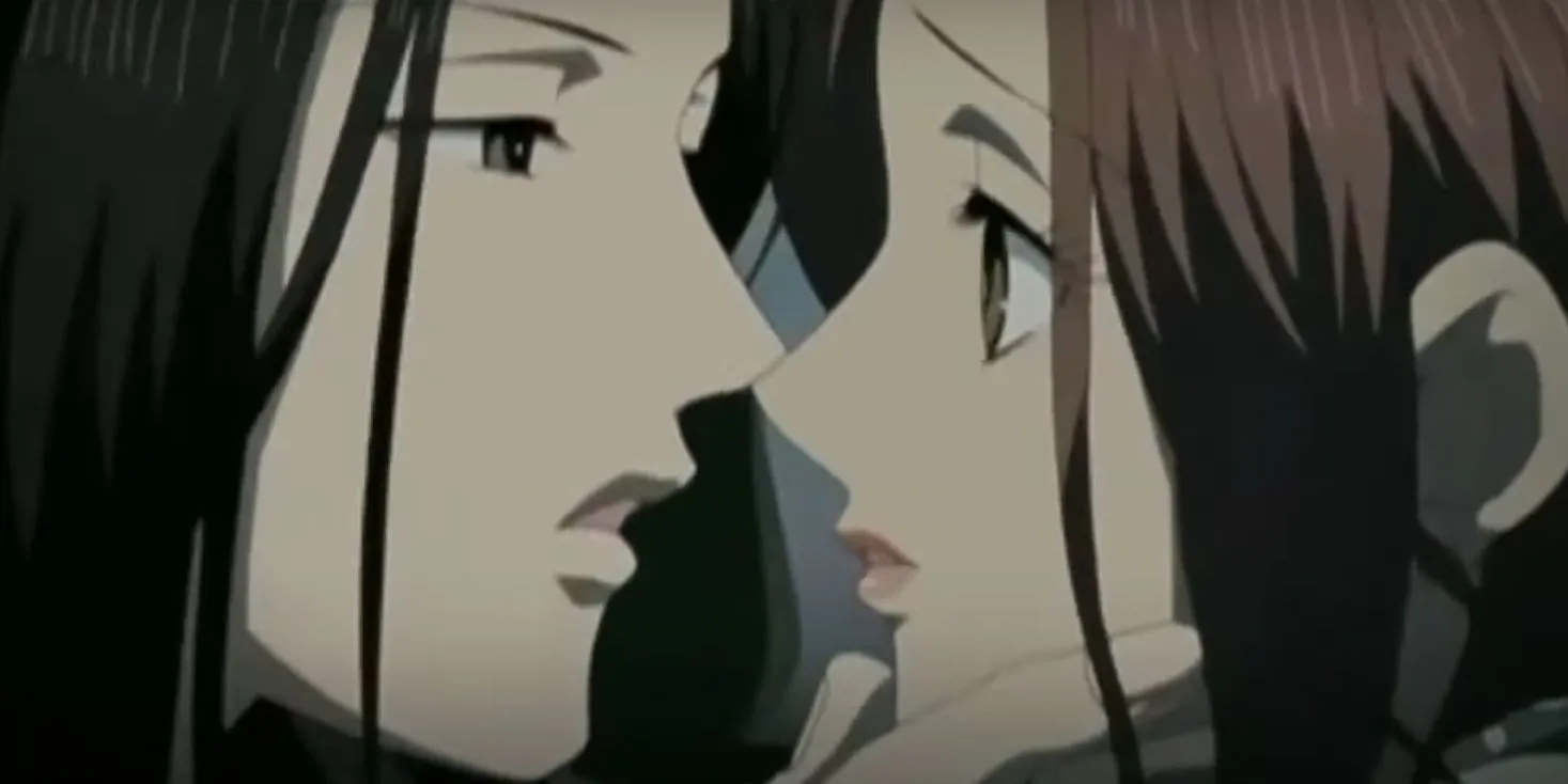 Nana Osaki và Takumi Ichinose trong anime Nana, đại diện cho một mối quan hệ độc hại kết thúc.