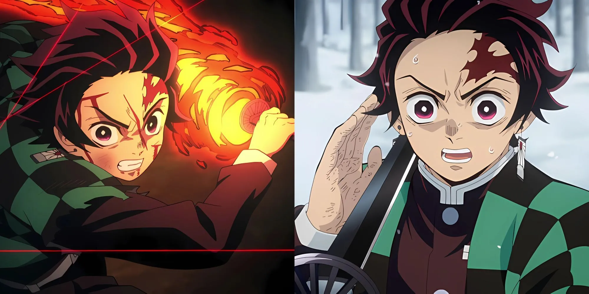 Nhân vật chính Tanjiro Kamado trong Demon Slayer sử dụng Hơi thở Nước