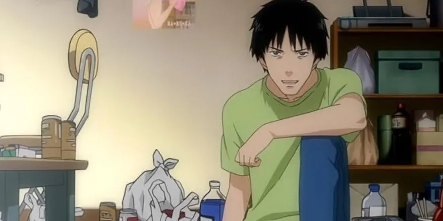 Nhân vật Satou từ anime Welcome to the NHK, biểu tượng cho sự cô lập xã hội và đấu tranh tâm lý