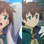 Nhóm Kazuma trong KonoSuba, thể hiện sự hài hước và hỗn loạn của series isekai