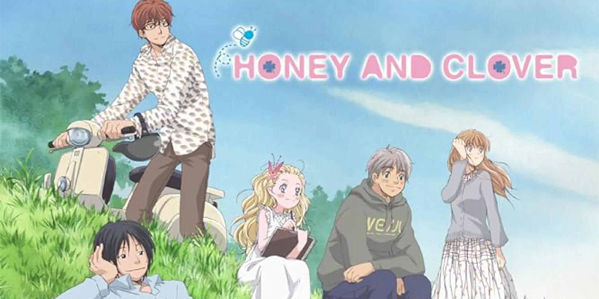 Nhóm nhân vật chính trong Honey and Clover, khắc họa hành trình trưởng thành đầy cảm xúc