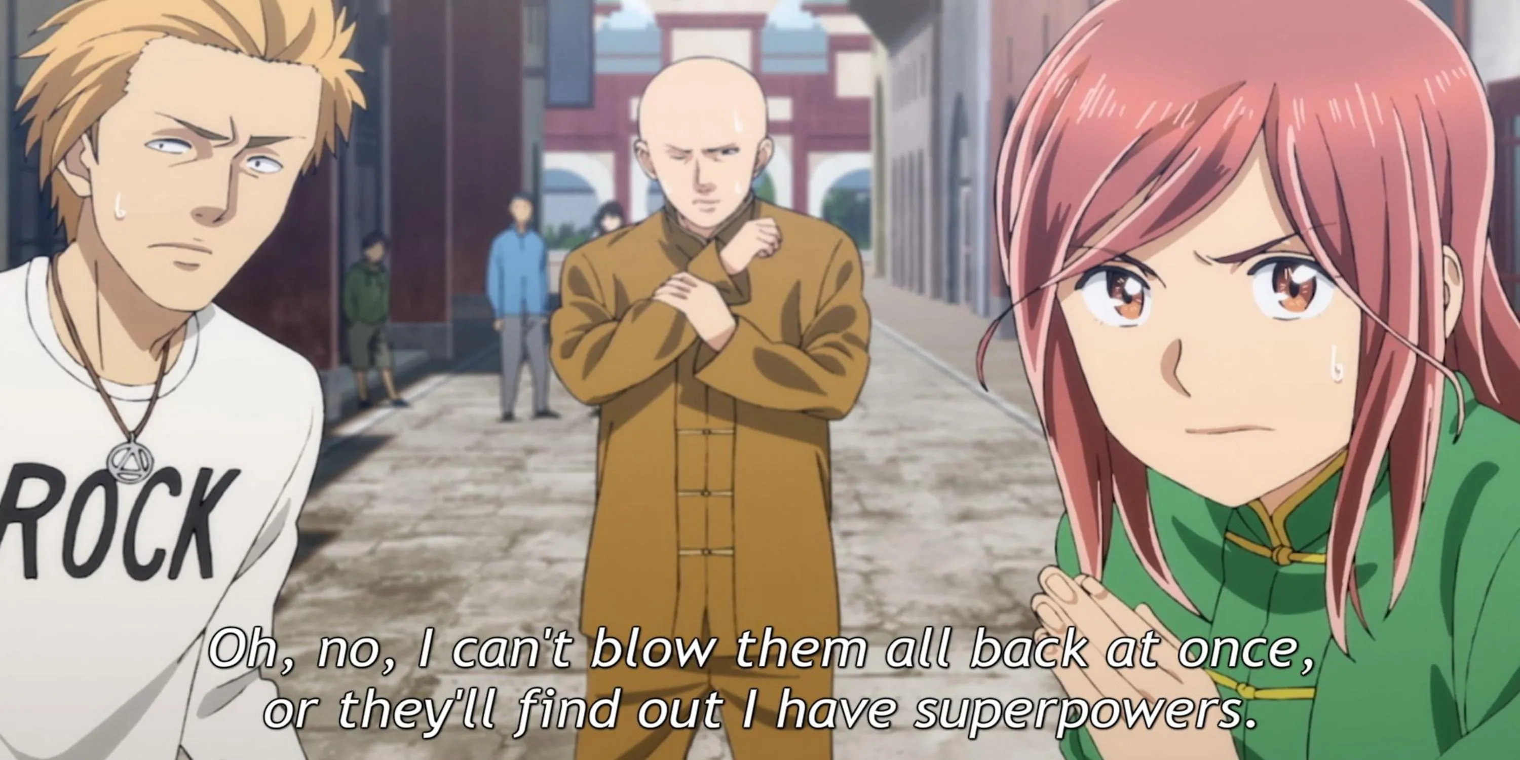 Nitta, thành viên Yakuza bảnh bao, đối mặt với Hina, cô bé có sức mạnh tâm linh trong anime Hinamatsuri.