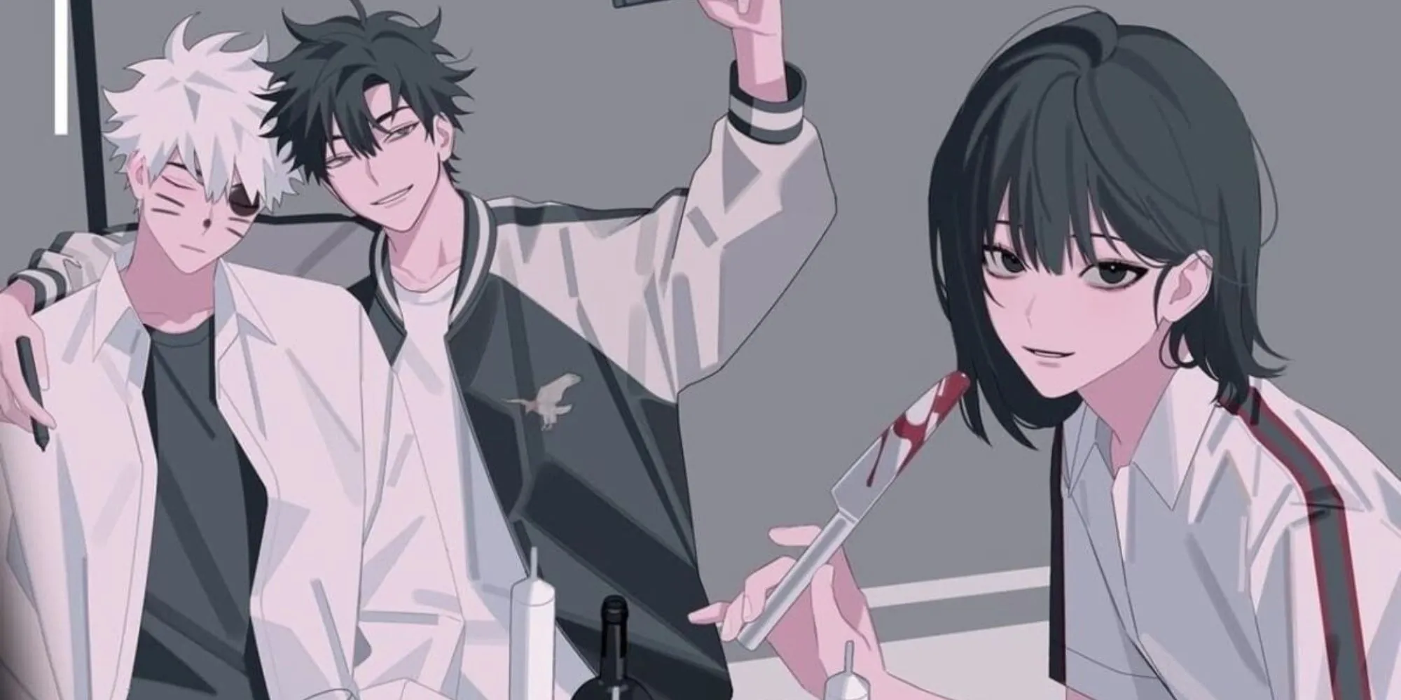 Poster chính của anime Link Click với Cheng Xiaoshi và Lu Guang