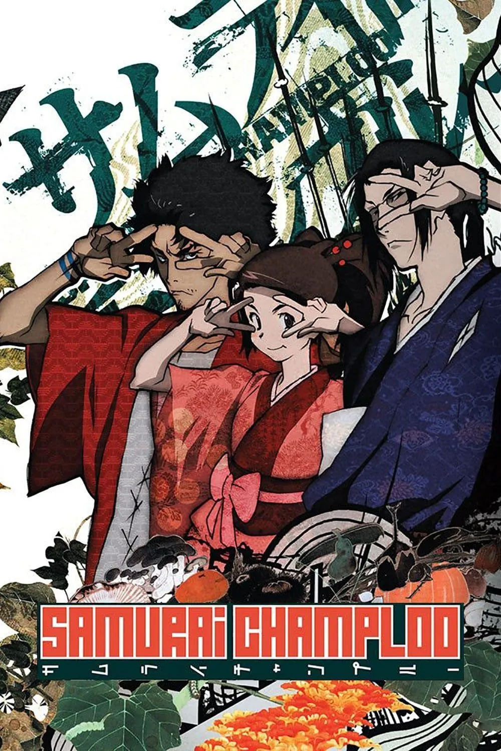 Poster chính thức của series anime Samurai Champloo
