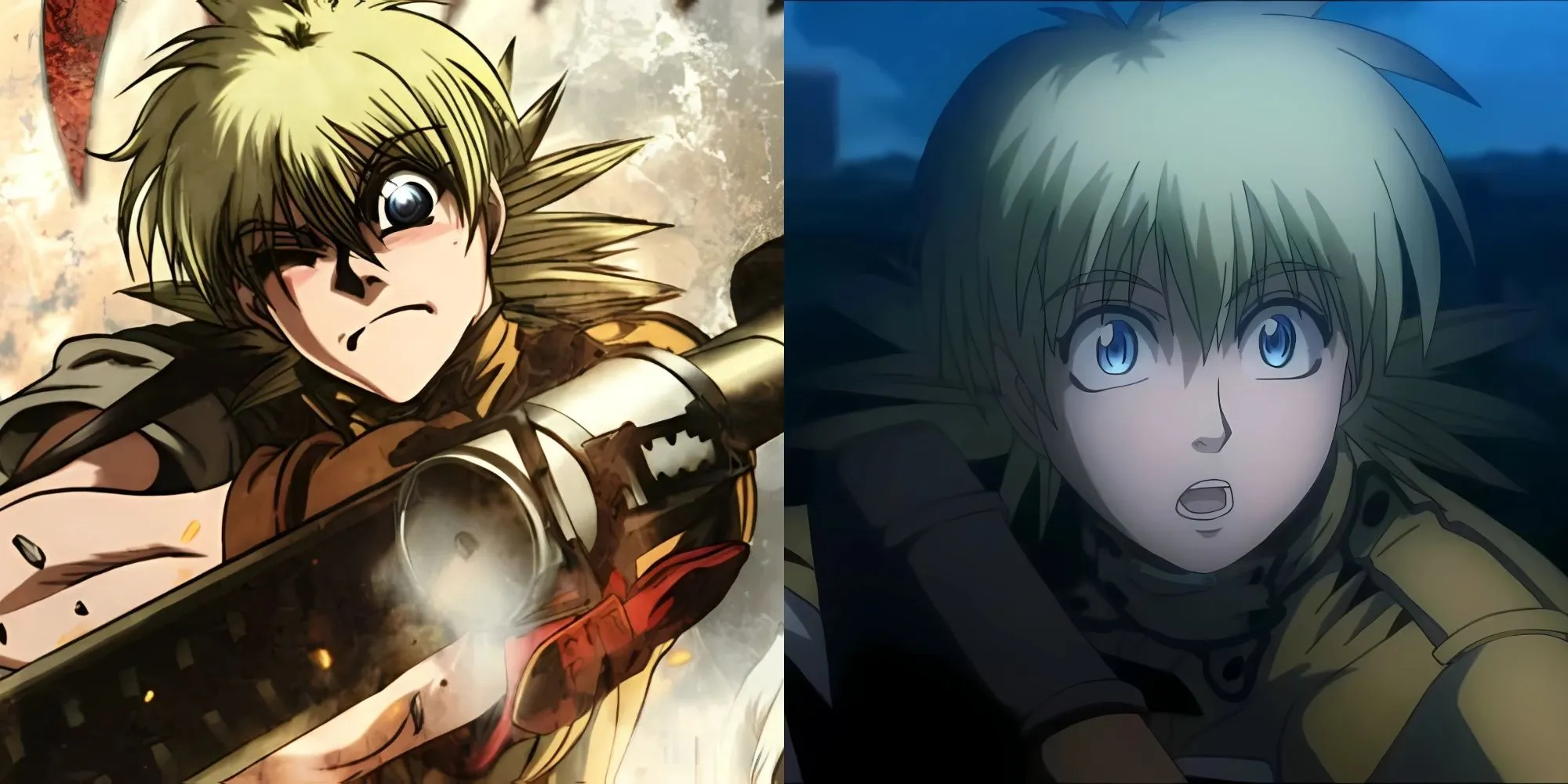 Seras Victoria từ Hellsing Ultimate, nữ ma cà rồng non nớt với khẩu pháo Harkonnen khổng lồ