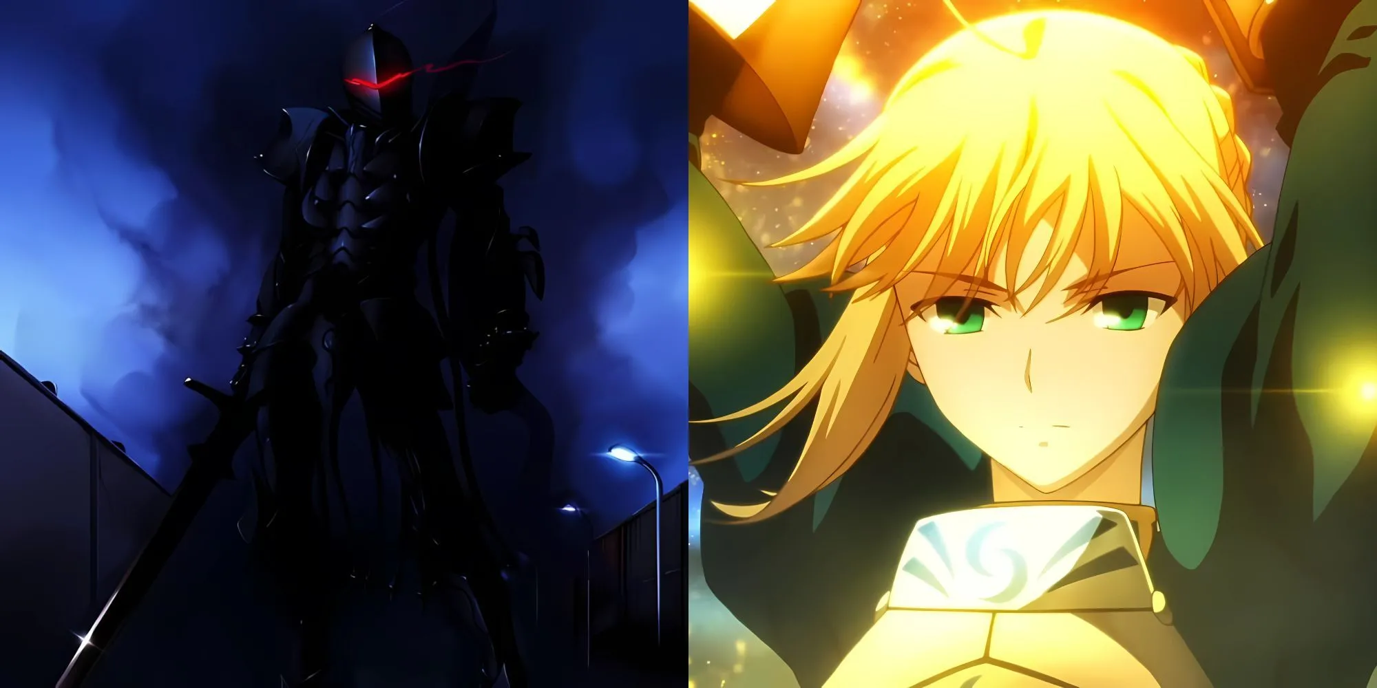 Servant Saber (Artoria Pendragon) trong Fate/Zero với thanh kiếm Excalibur