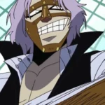 Spandam với vẻ mặt hèn nhát lạm dụng quyền lực tại Enies Lobby trong One Piece