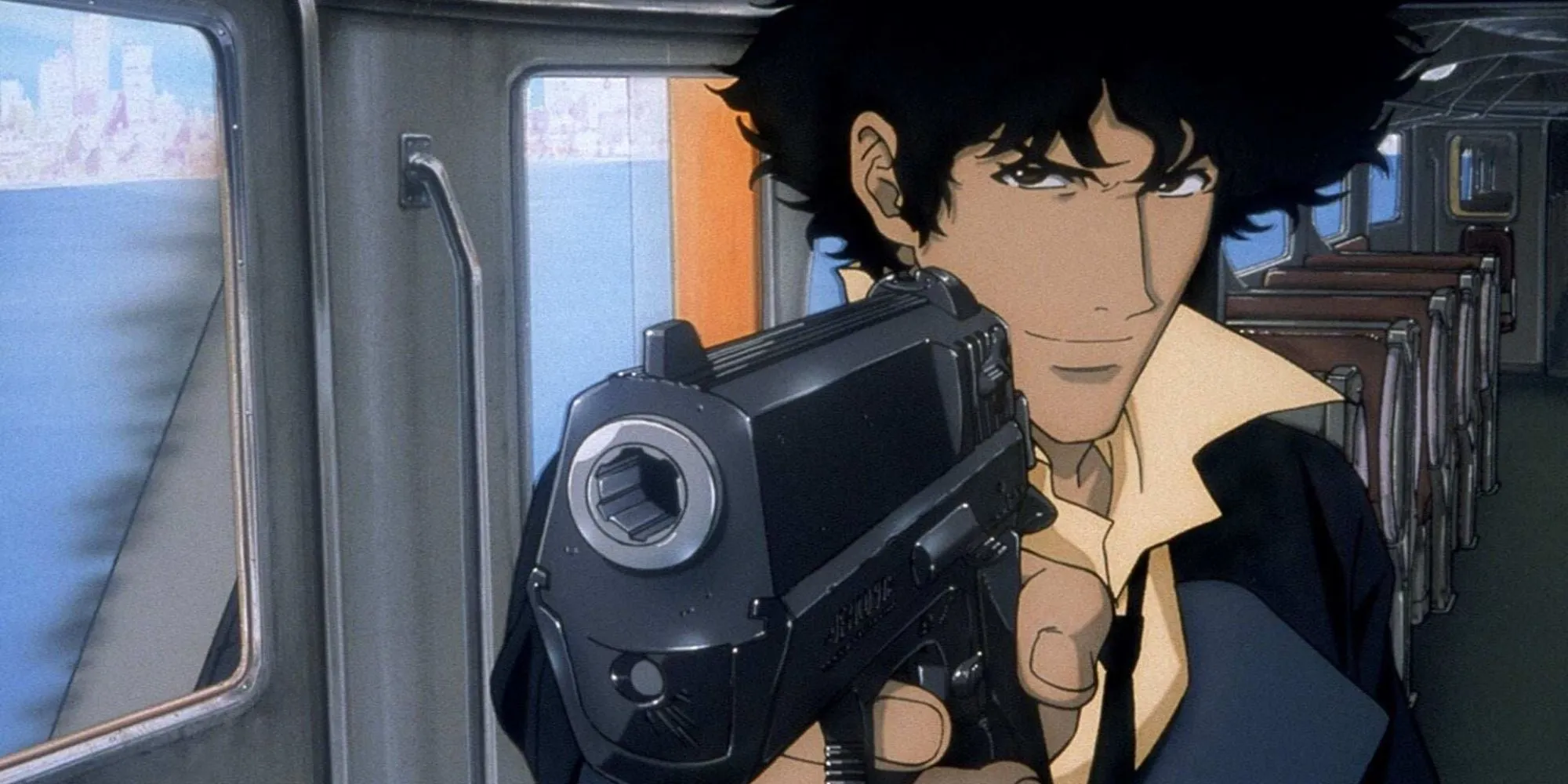 Spike Spiegel, nhân vật chính của Cowboy Bebop, một cựu sát thủ Syndicate trở thành thợ săn tiền thưởng cô độc.