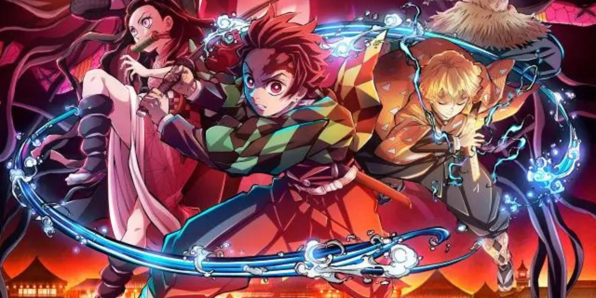 Tanjiro Kamado và em gái quỷ Nezuko trong Demon Slayer