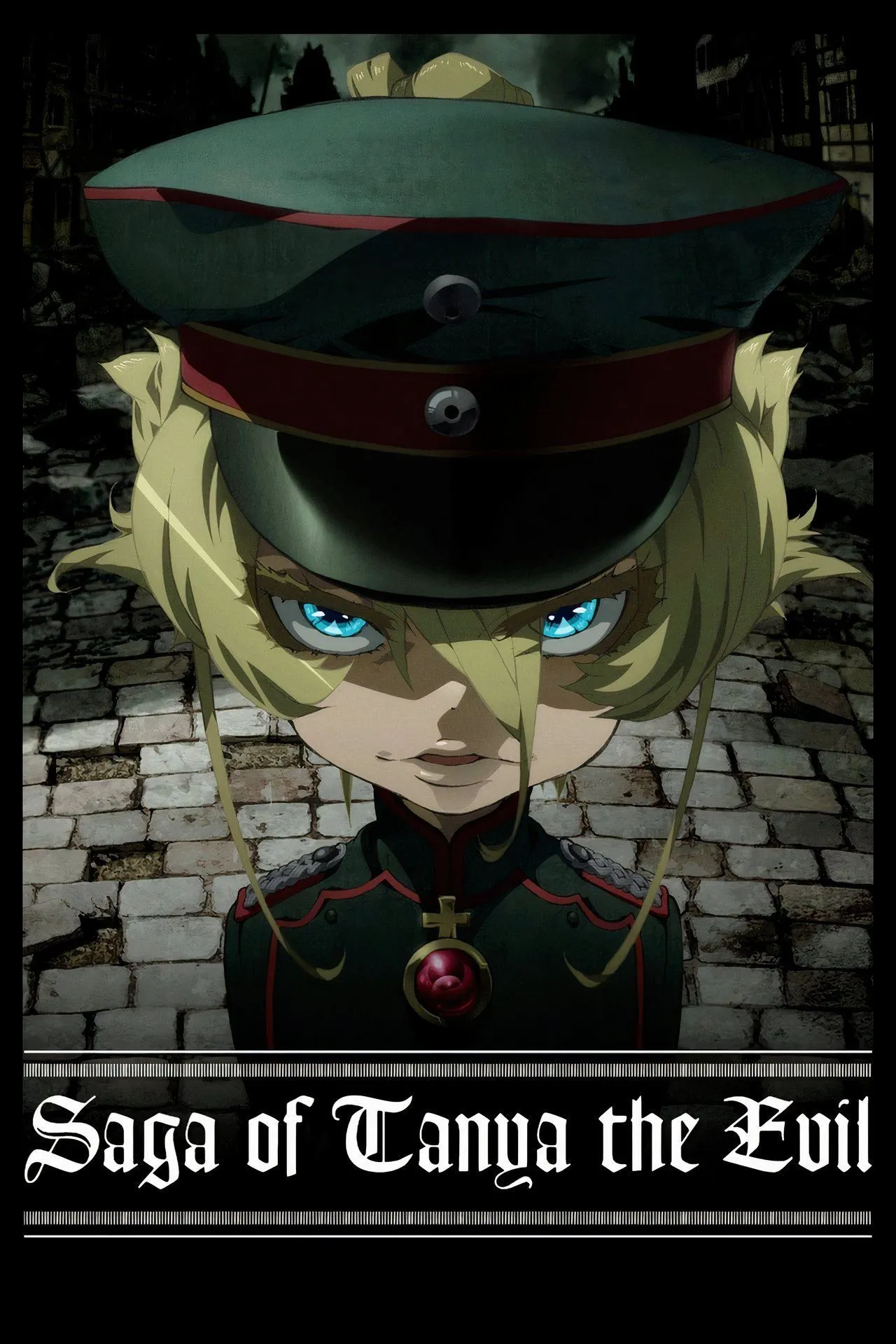 Tanya Degurechaff trong Saga of Tanya the Evil đang bay trên bầu trời với súng và ma thuật