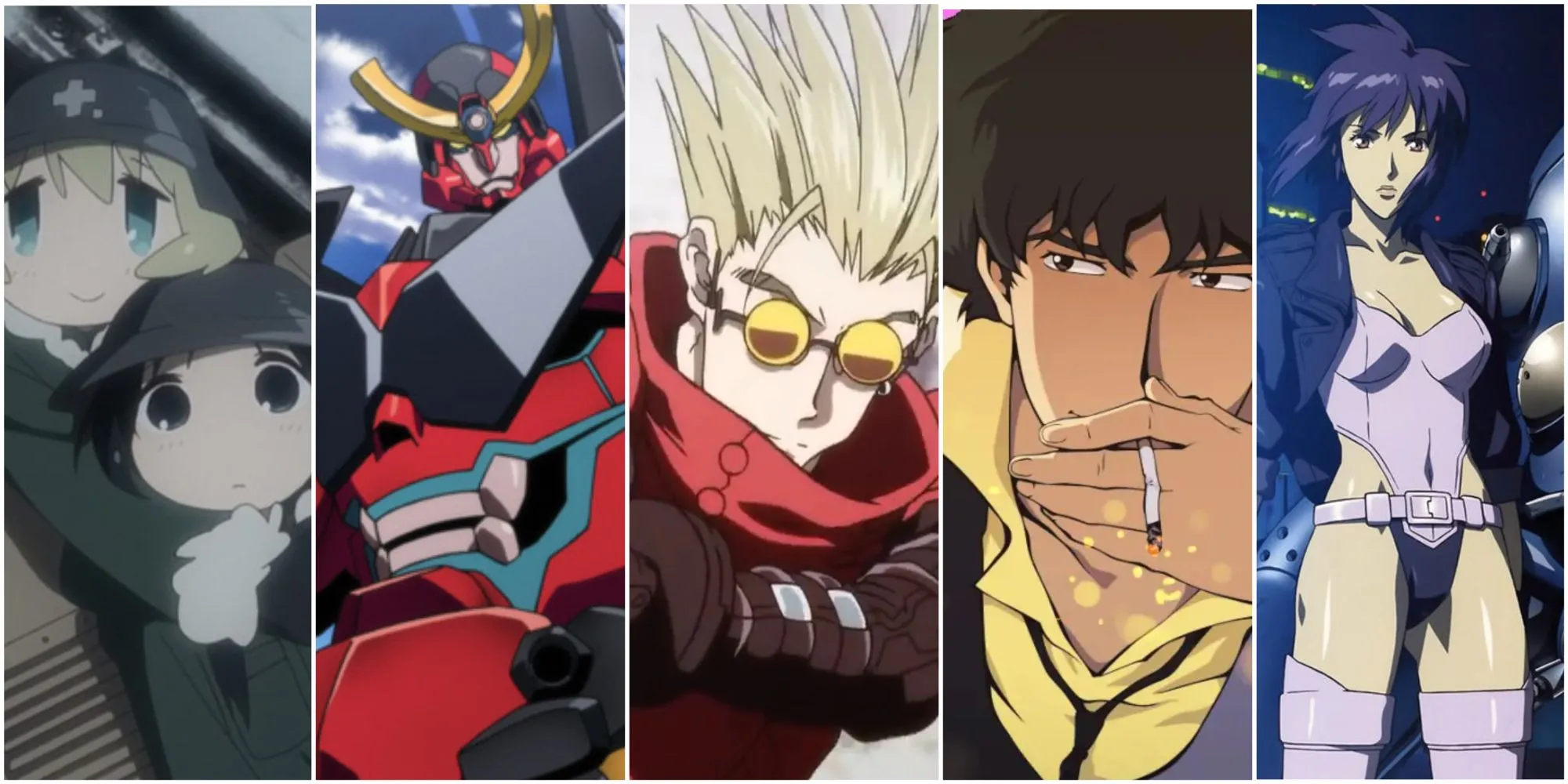 Tuyển tập hình ảnh các anime khoa học viễn tưởng, trong đó có những bộ giống Lazarus được giới thiệu
