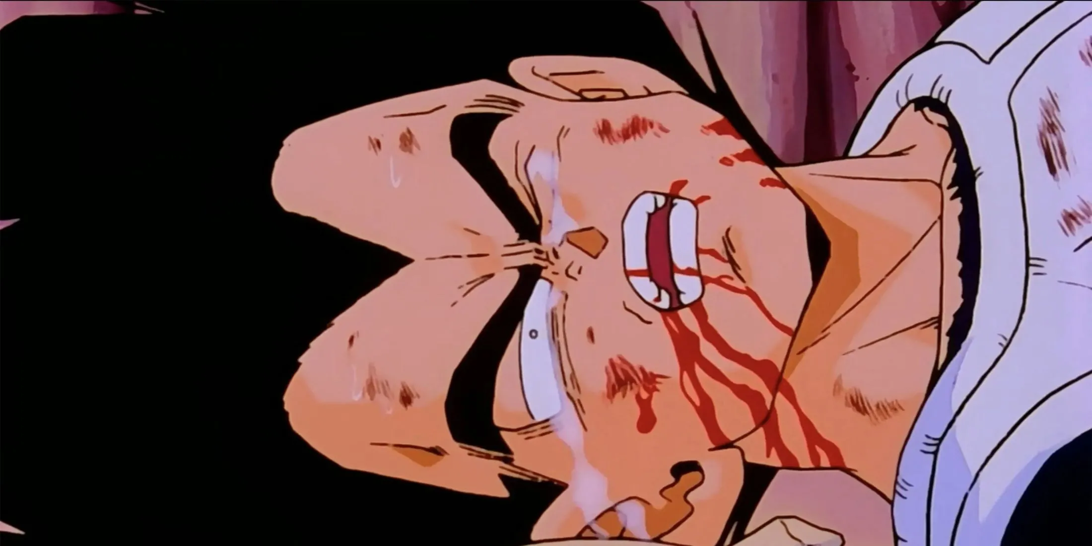 Vegeta hấp hối cầu xin Goku đánh bại Frieza, Saga Namek DBZ