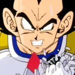 Vegeta ngạc nhiên khi đo cấp sức mạnh của Goku trong trận đấu trên Trái Đất, Saga Saiyan DBZ