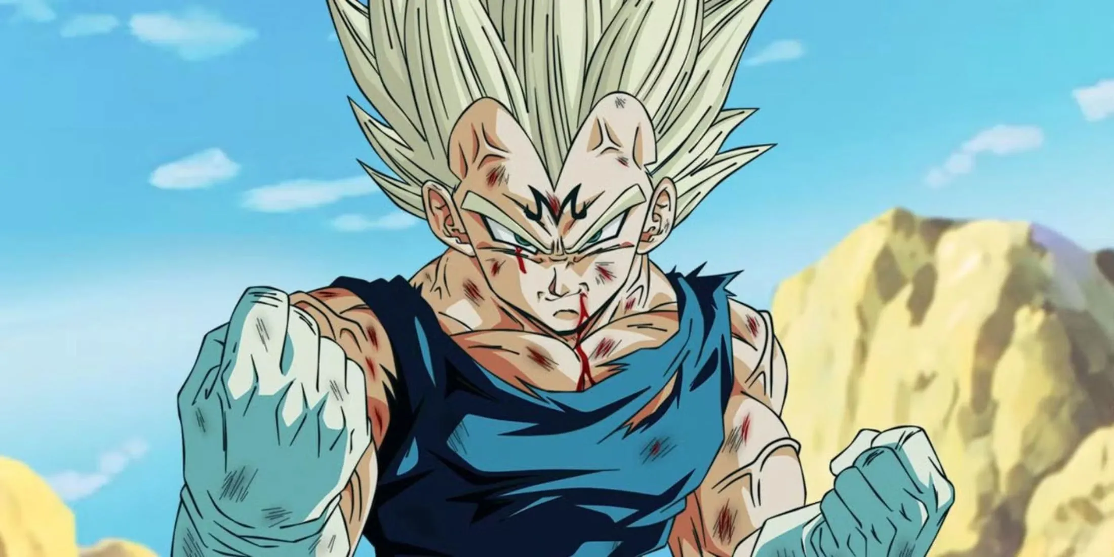 Vegeta ở dạng Super Saiyan trong Dragon Ball Z