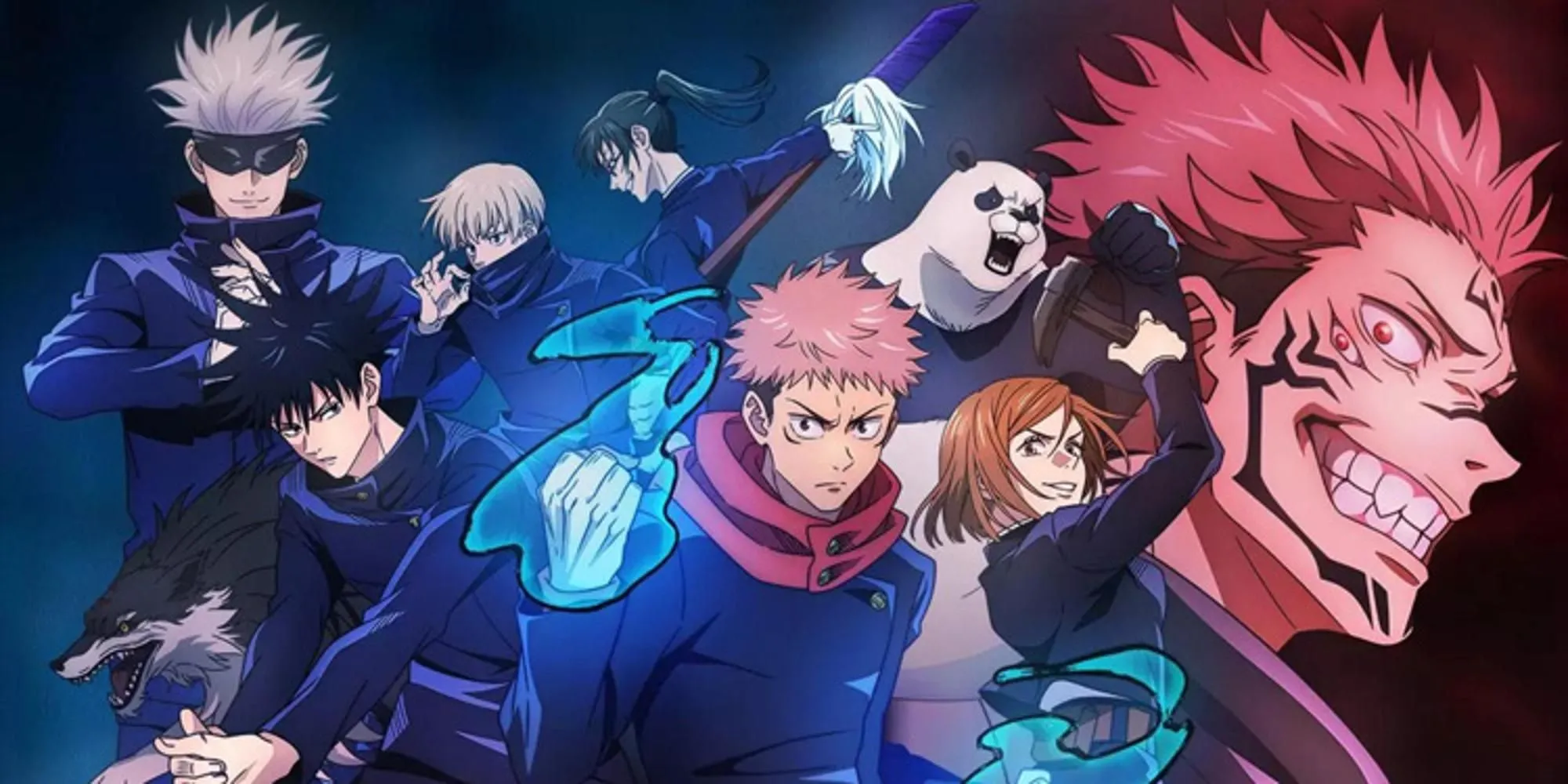 Yuji Itadori và các chú thuật sư trong anime Jujutsu Kaisen