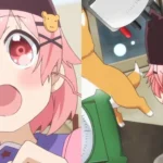 Yuki vui vẻ cùng Kurumi cầm xẻng trong tập 1 School-Live! ẩn chứa bí ẩn