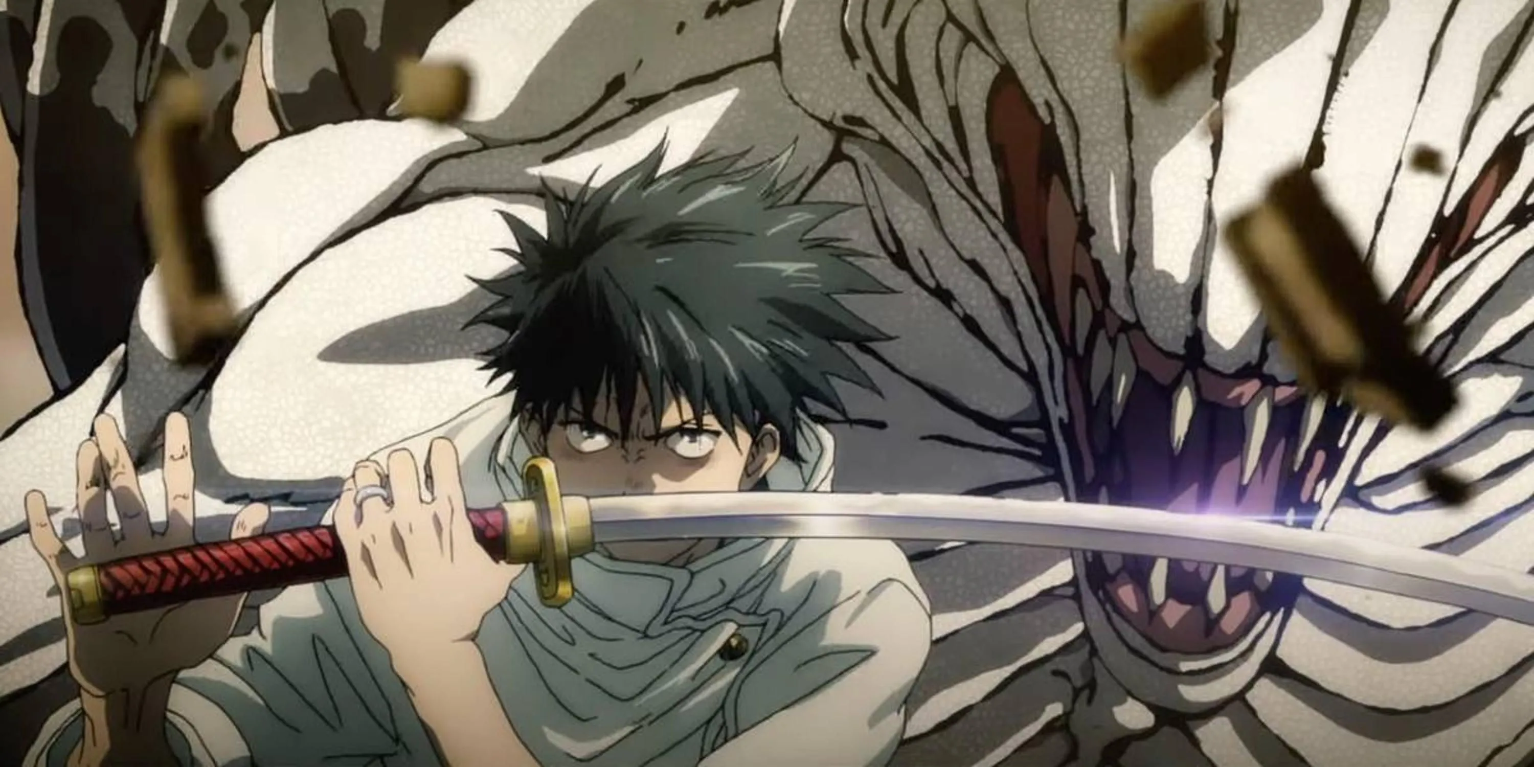 Yuta Okkotsu và Rika trong phim Jujutsu Kaisen 0