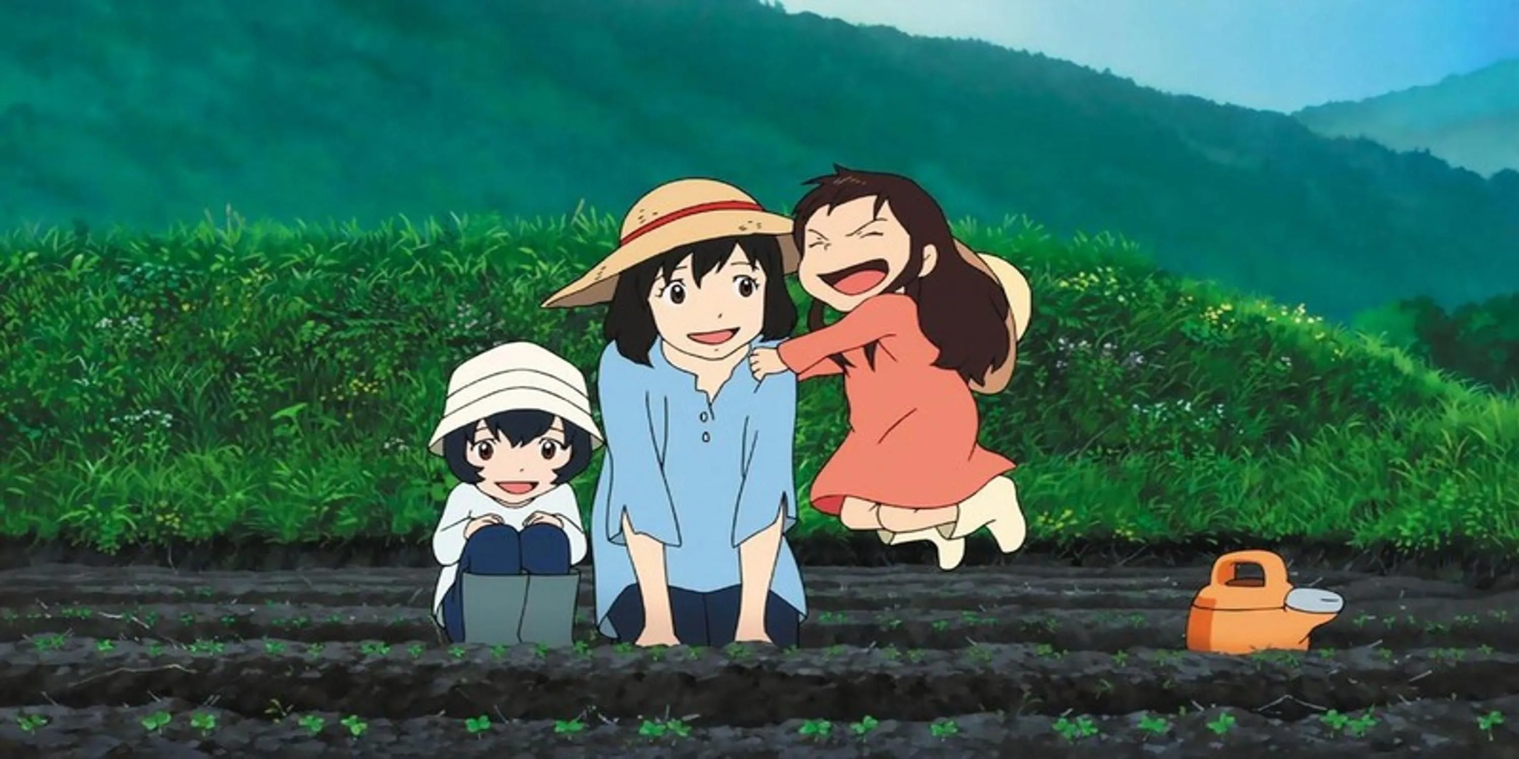Hana và hai con Yuki, Ame trong Wolf Children