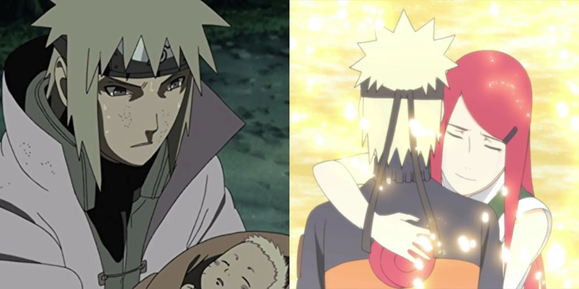 Minato và Kushina hy sinh bảo vệ Naruto khỏi Cửu Vĩ