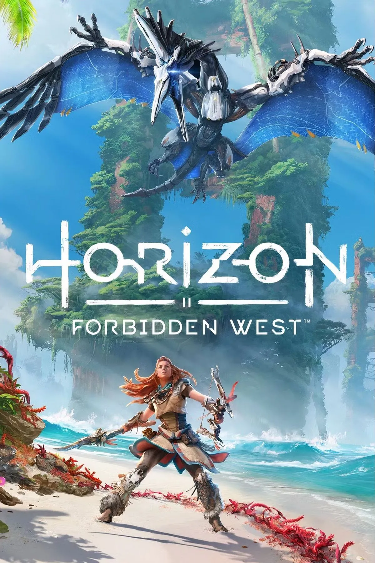 Aloy đối mặt với mối hiểm họa mới trên bìa game Horizon Forbidden West, gợi mở cốt truyện Horizon 3