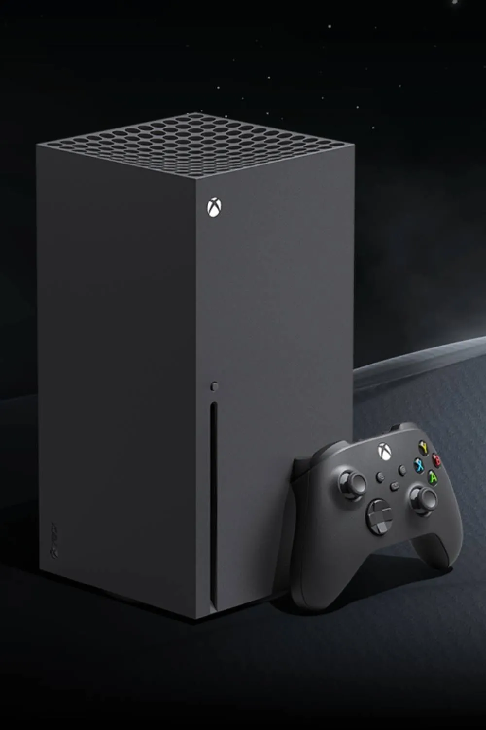 Hình ảnh minh họa máy chơi game Xbox Series X, biểu tượng của hệ sinh thái game Xbox