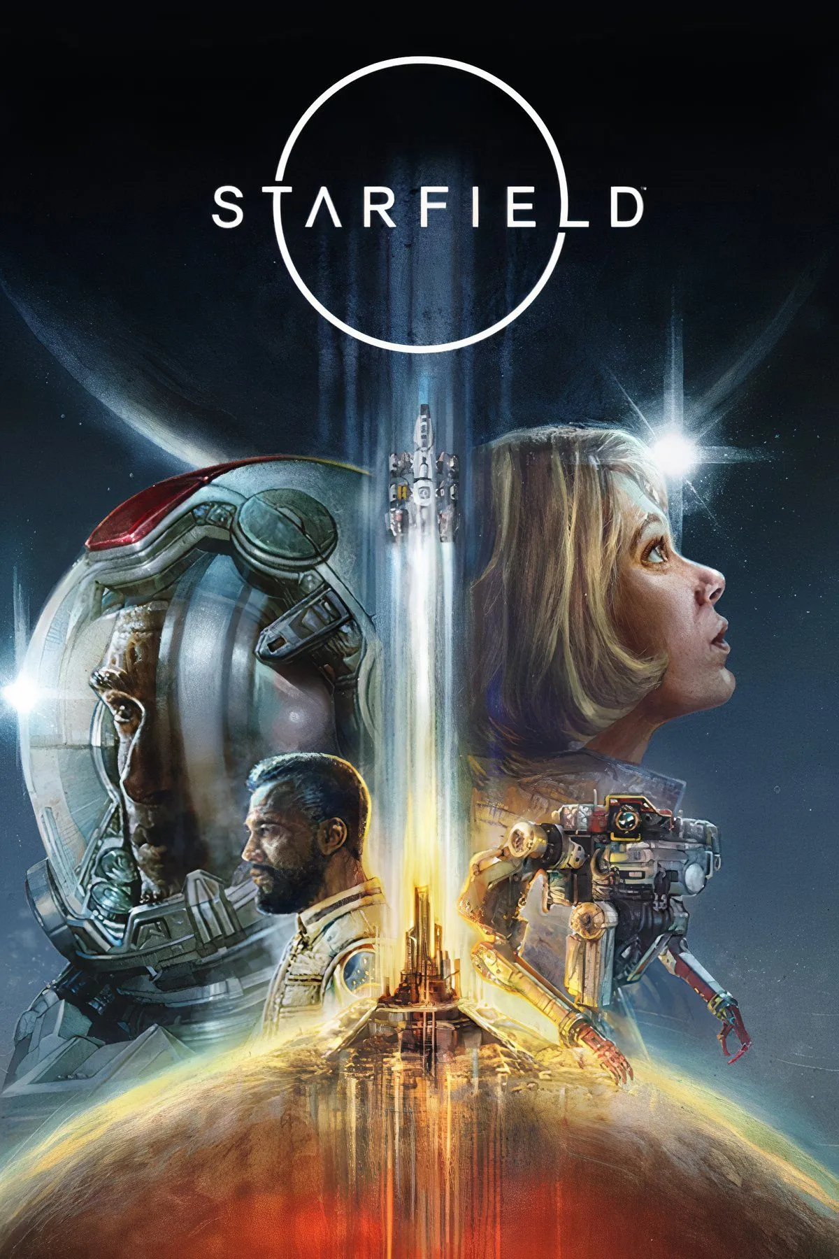 Hình ảnh tổng hợp về tựa game phiêu lưu khoa học viễn tưởng Starfield, biểu tượng cho tiềm năng phát triển trong tương lai